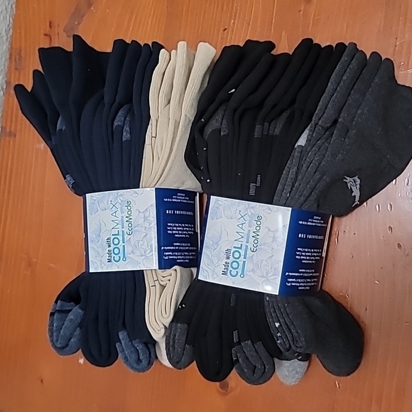 SET 12 PAIRS TOMMY  BAHAMA MEN'S DRESS CASUAL CUSHION CREW SOCKS - Picture 6 of 7